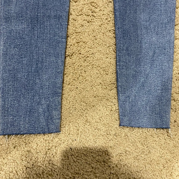 Express Ladies Raw Hem Skinny High Rise Jeans NWT - Picture 4 of 6